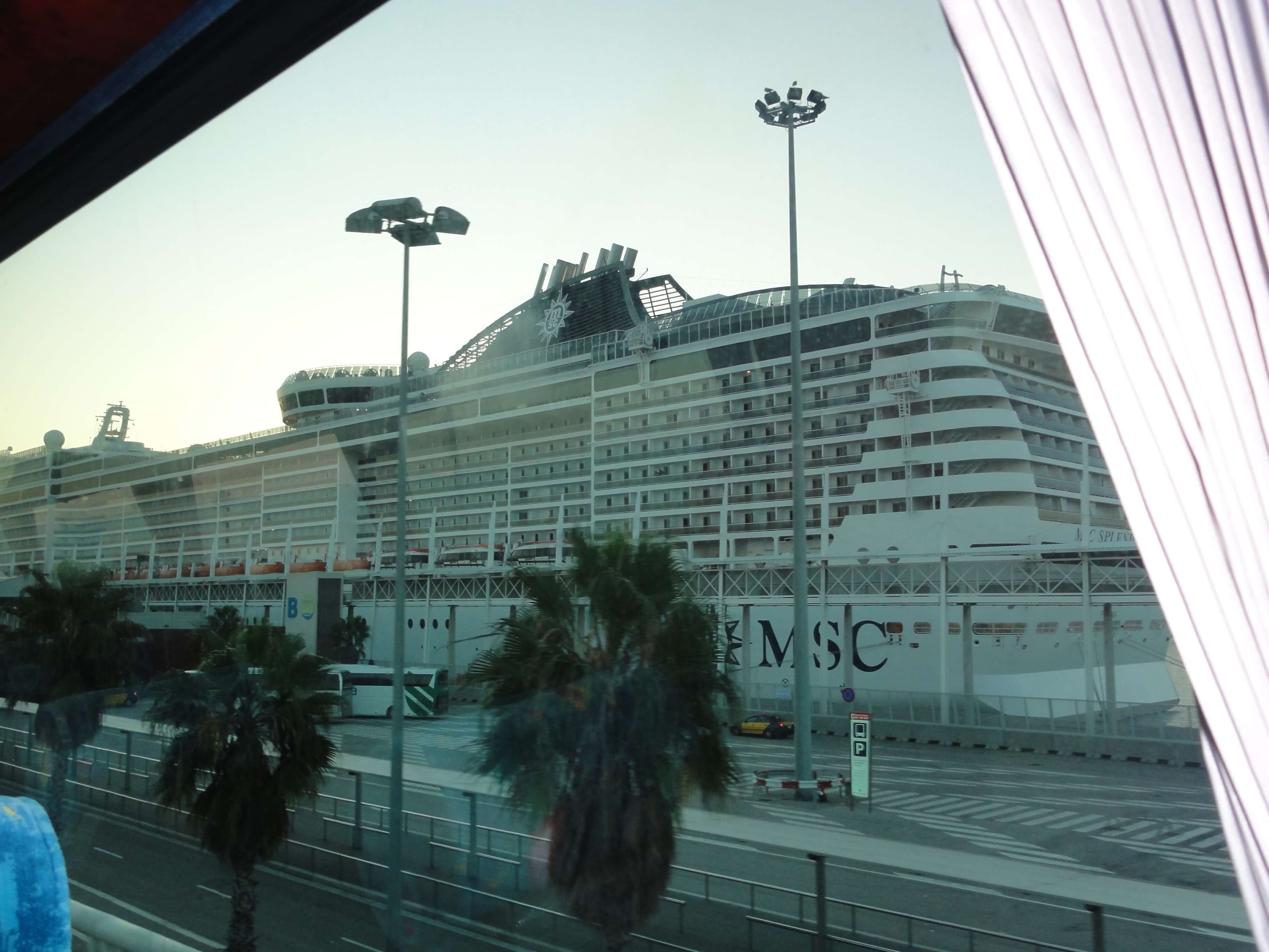 Cruise liner view