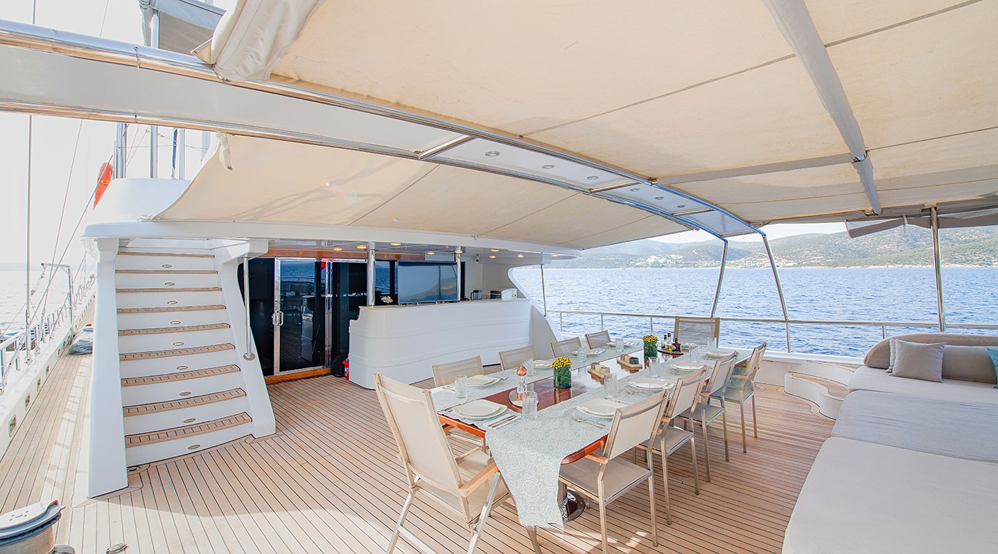 THE WALL Aft deck
