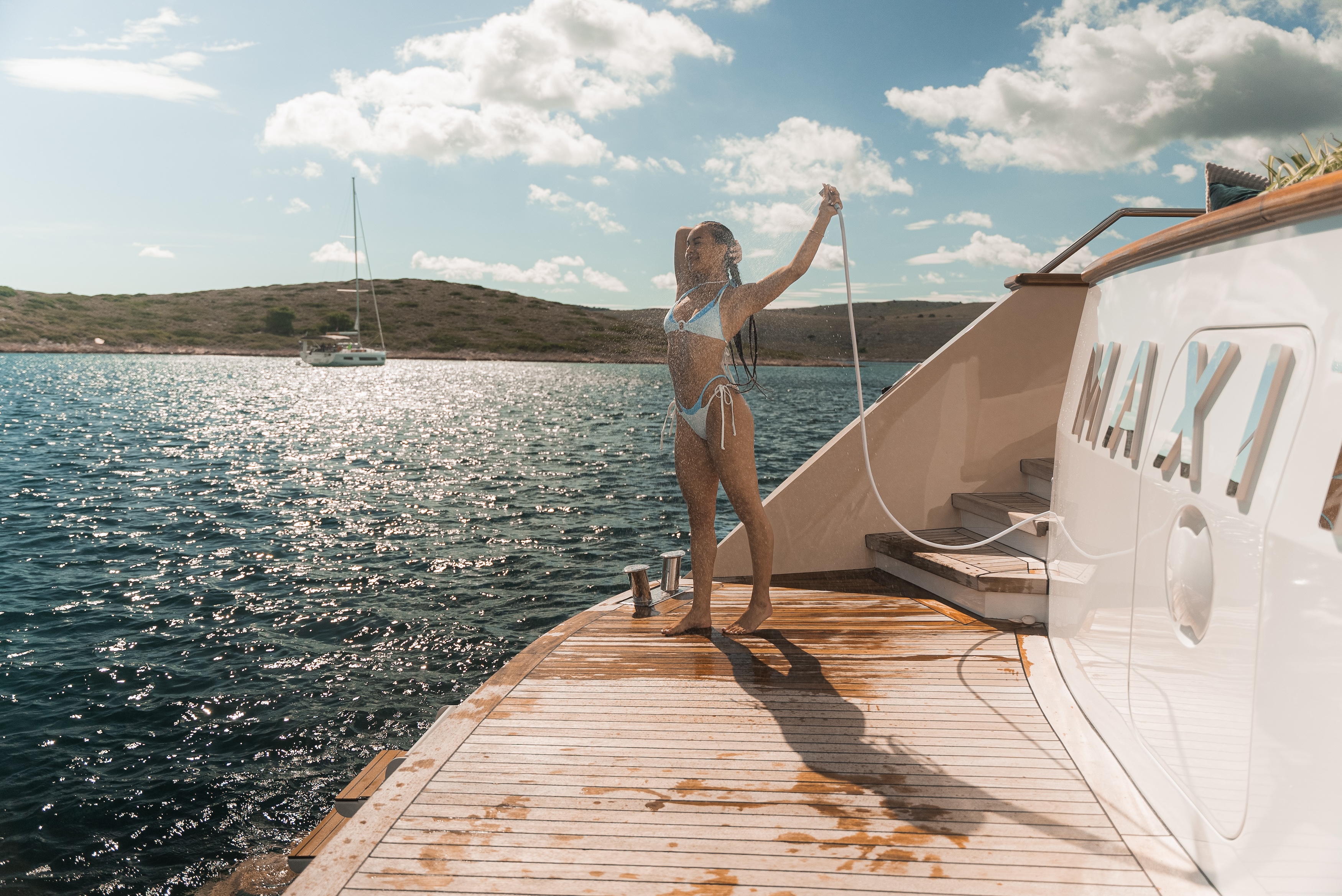 A day on a yacht