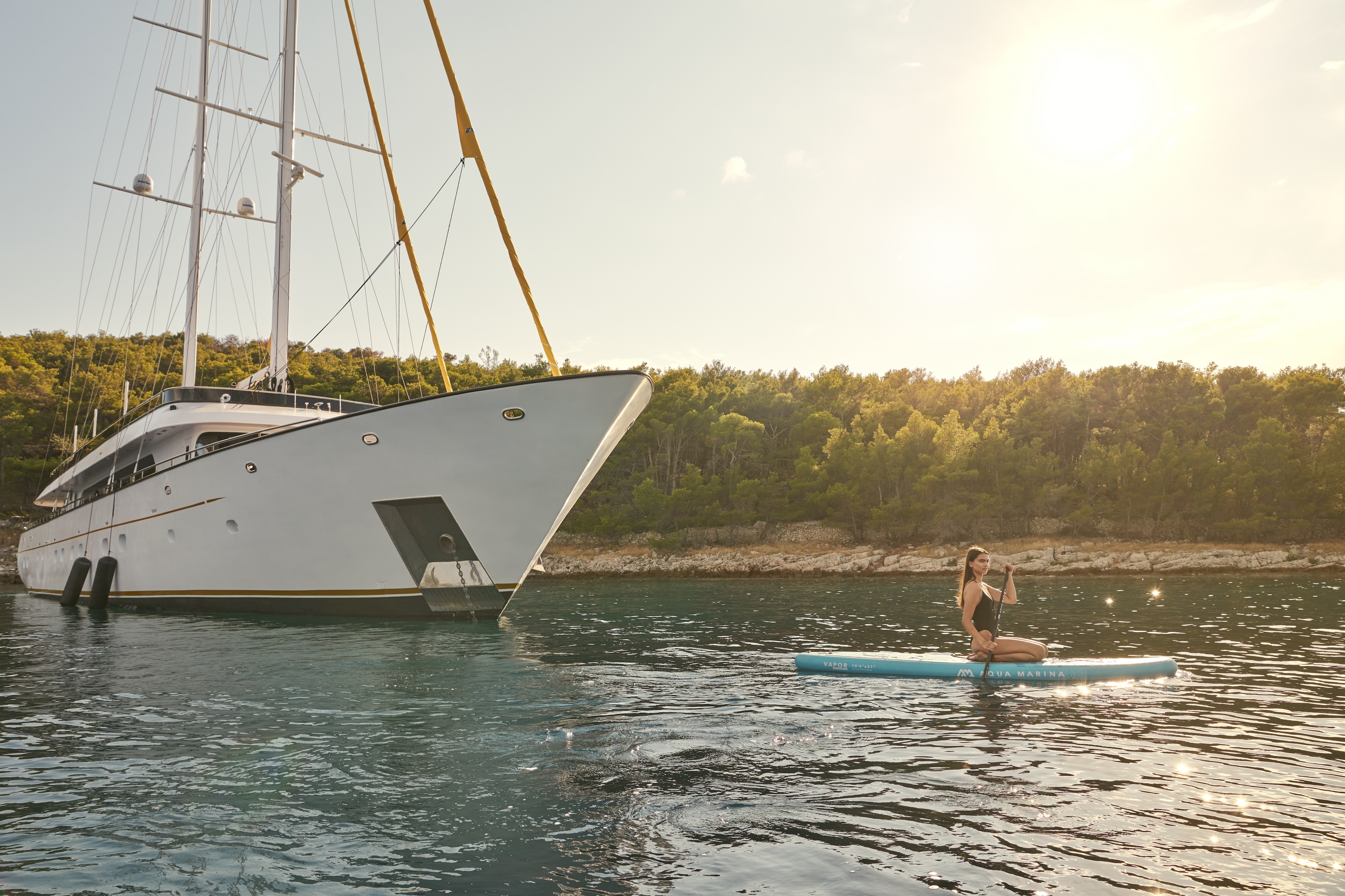 A day on a yacht