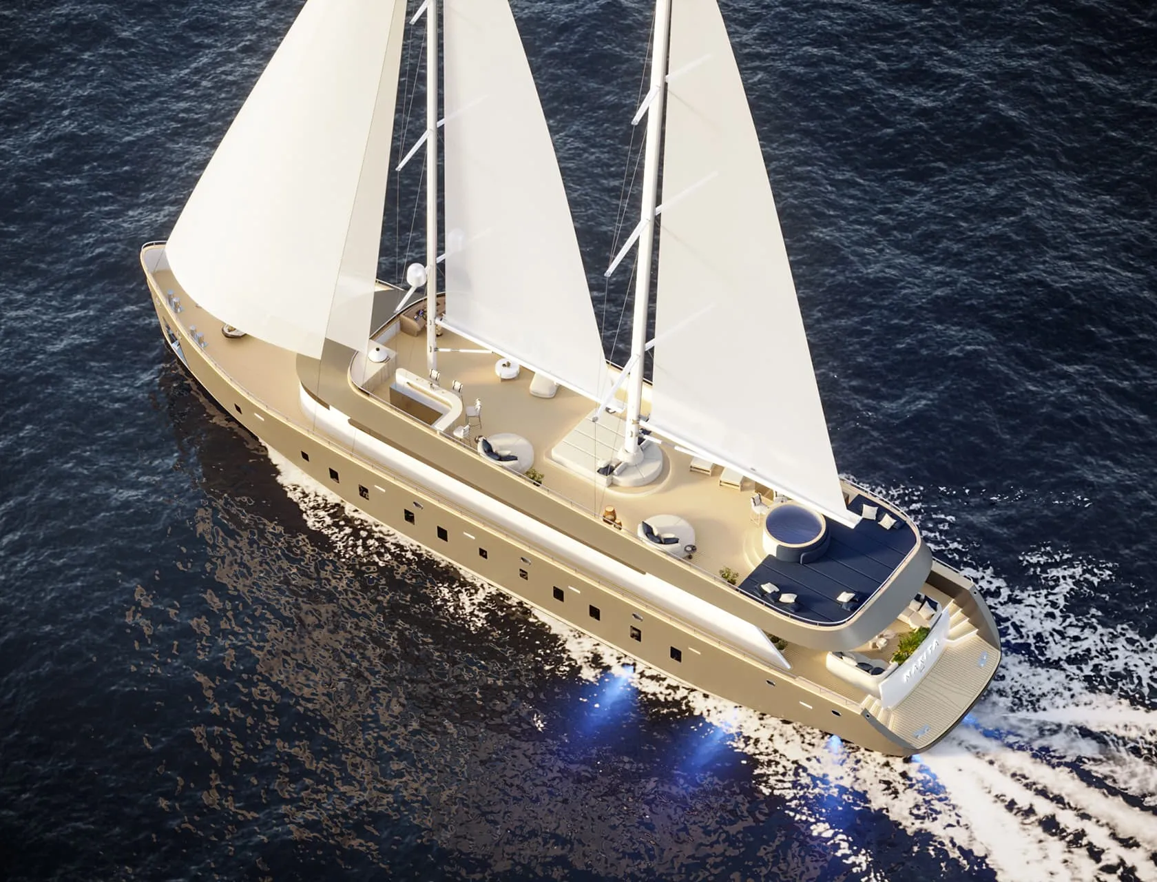 An extraordinary yacht charter in the Adriatic Sea aboard a brand-new luxury DS Yacht Maxita