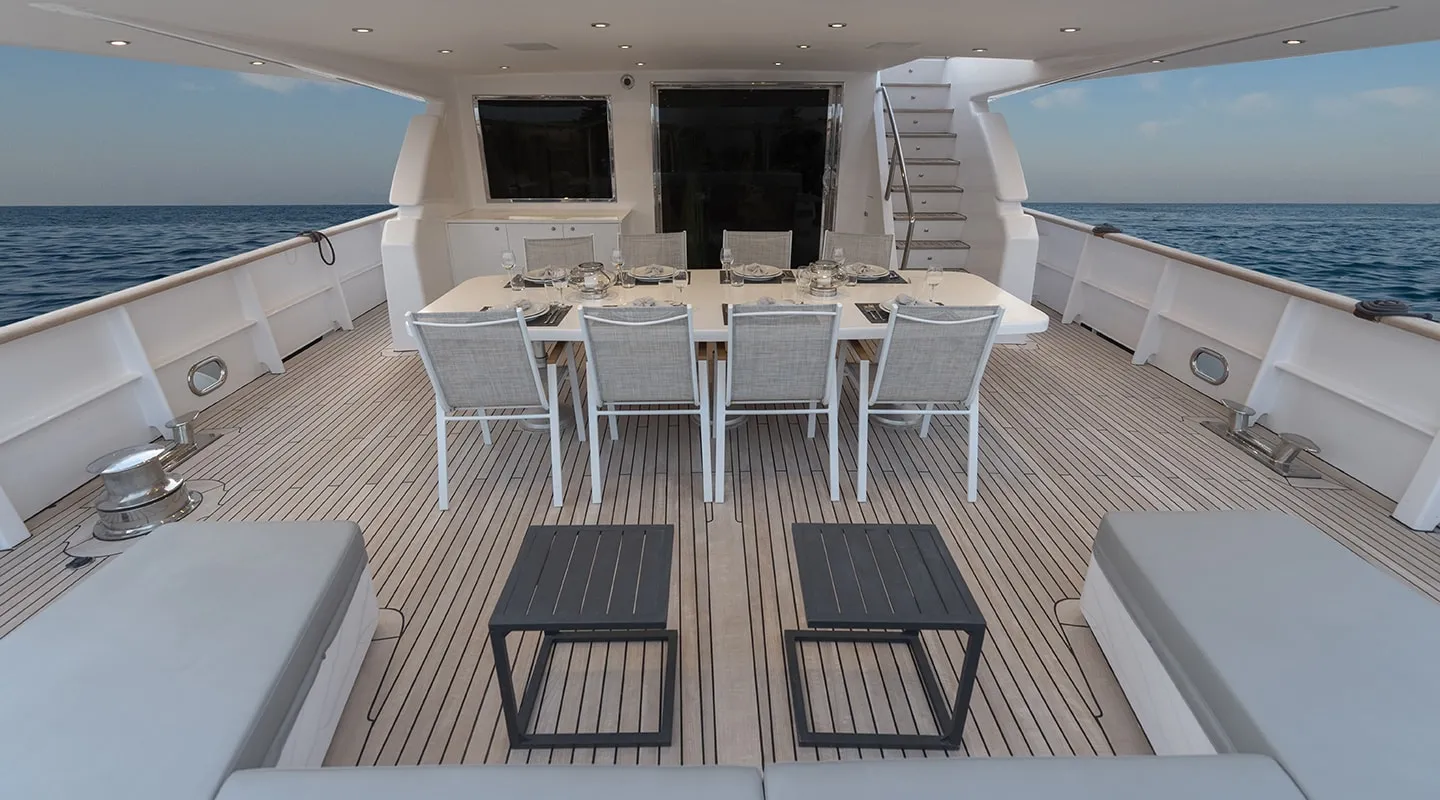 PROJECT STEEL Aft deck