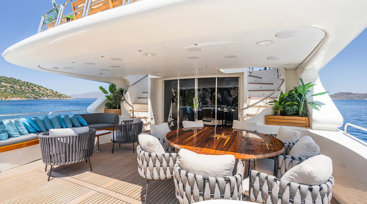 AMADEA Aft deck