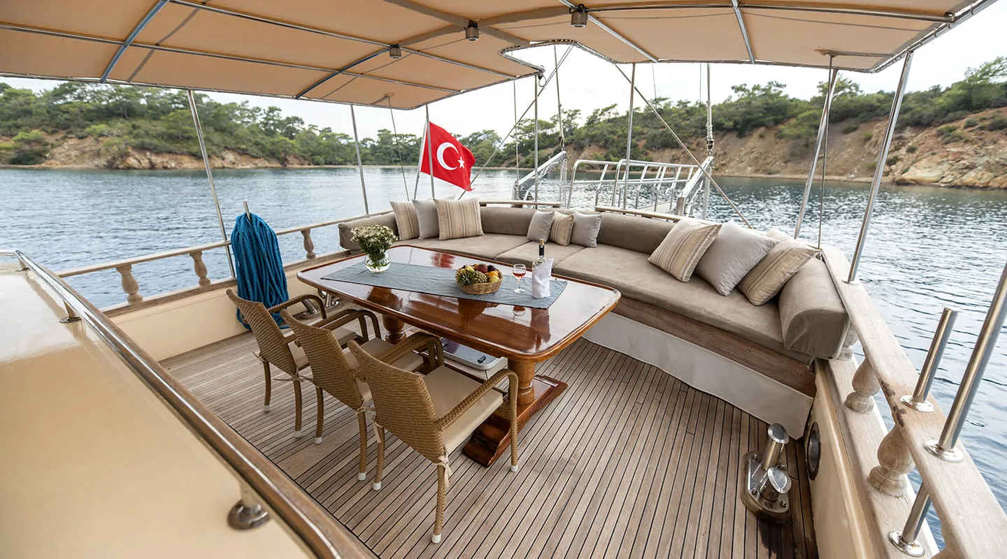 FARALYA Aft deck