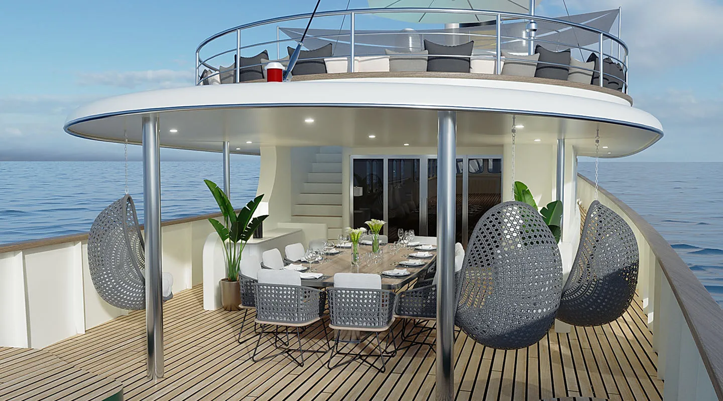 MAIA Aft deck