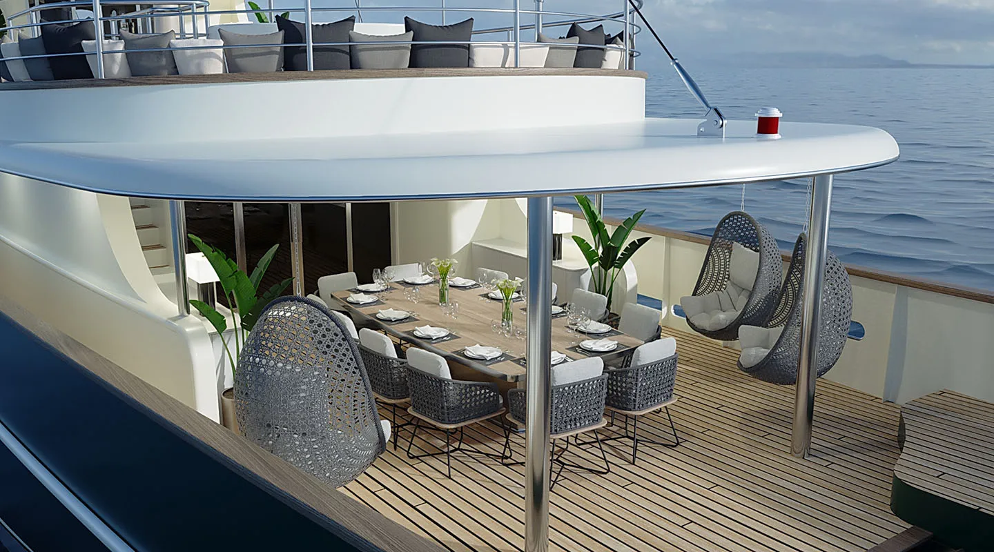 MAIA Aft deck