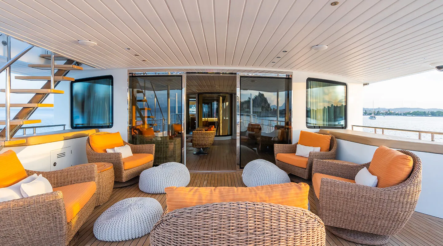 SERENITY Aft deck