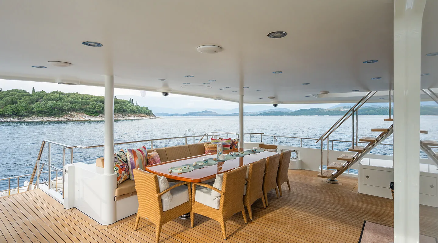 SERENITY Aft deck