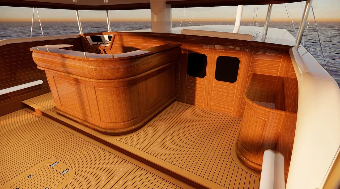 TOSCA Aft deck