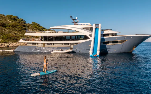 The Best Yachts to Charter in Croatia Featuring a Waterslide