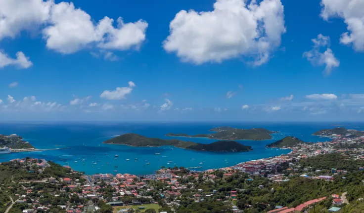 Charlotte Amalie panoramic view