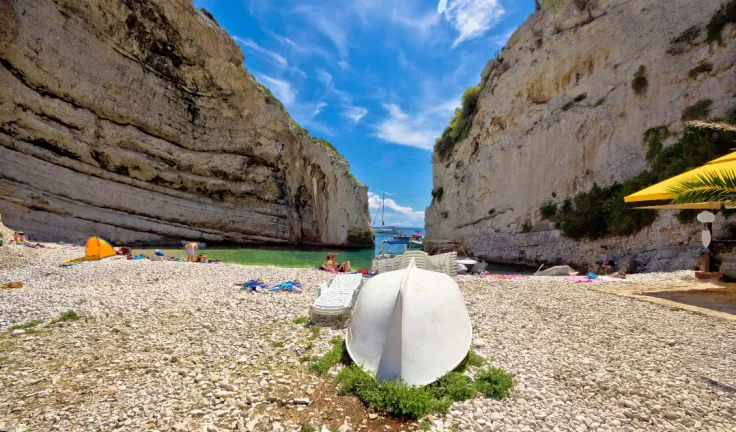 Vis, Croatia - Stinva bay beach