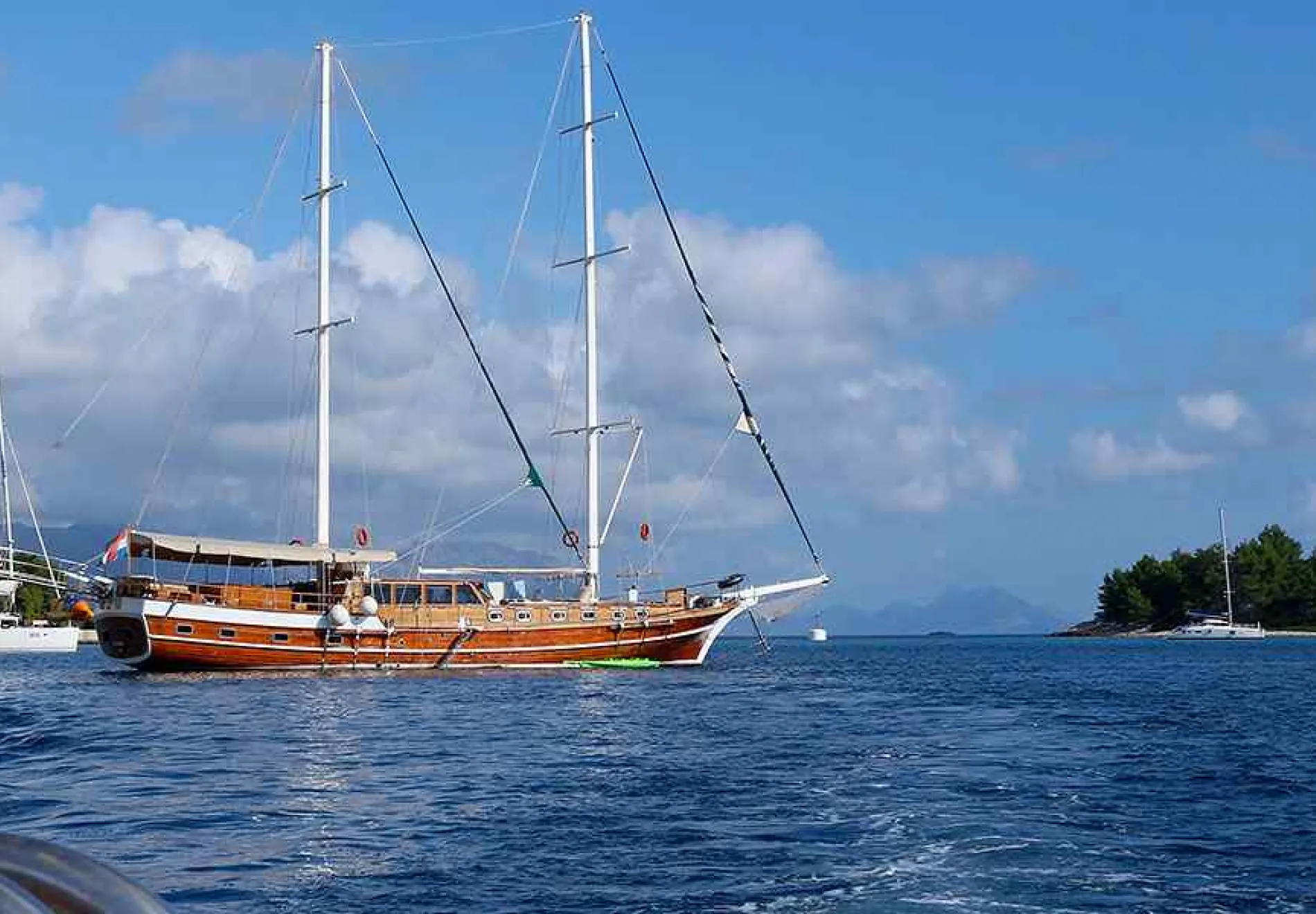 Anna-Marija-In-Front-of-Badija-Island.