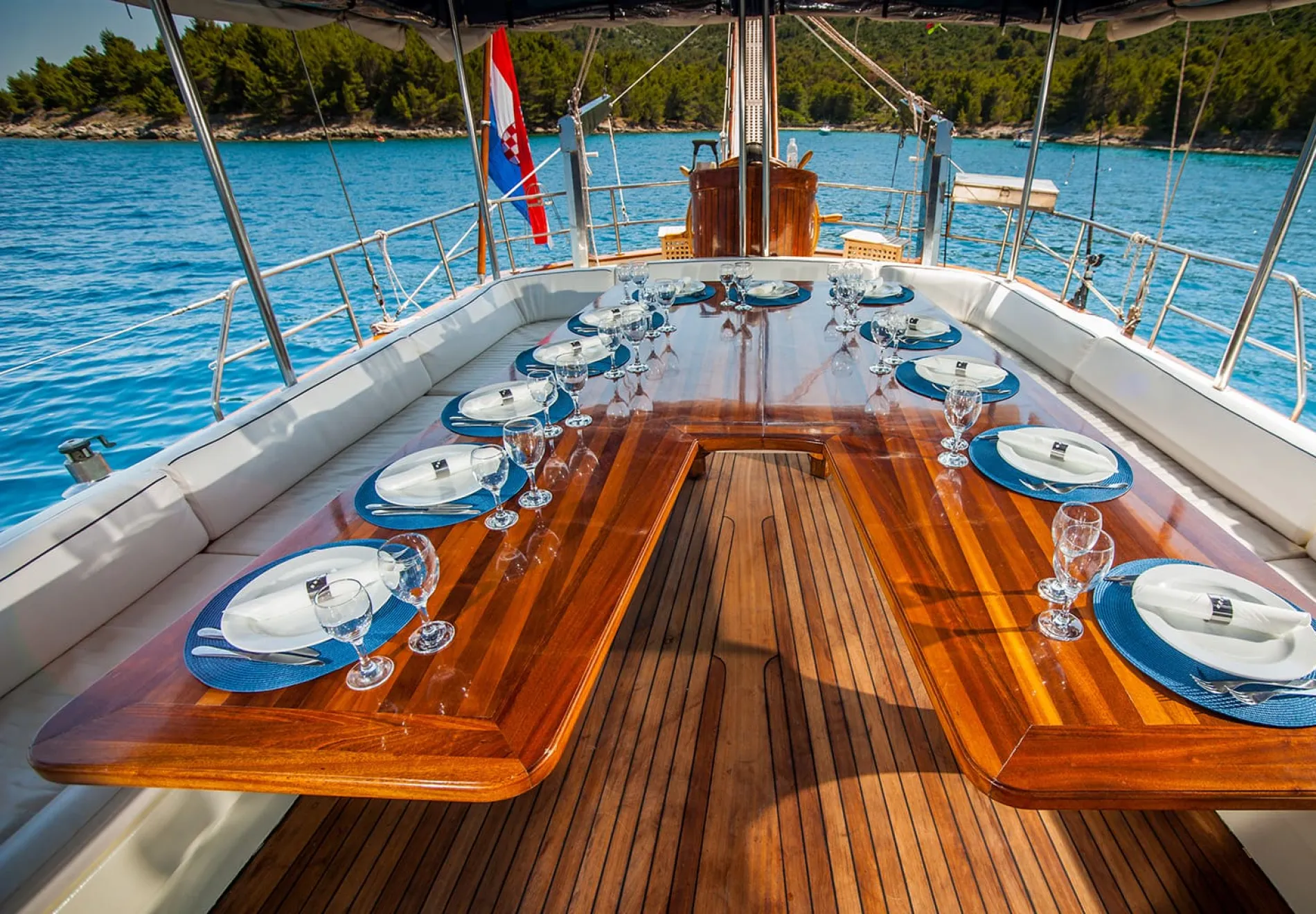 FORTUNA Aft deck