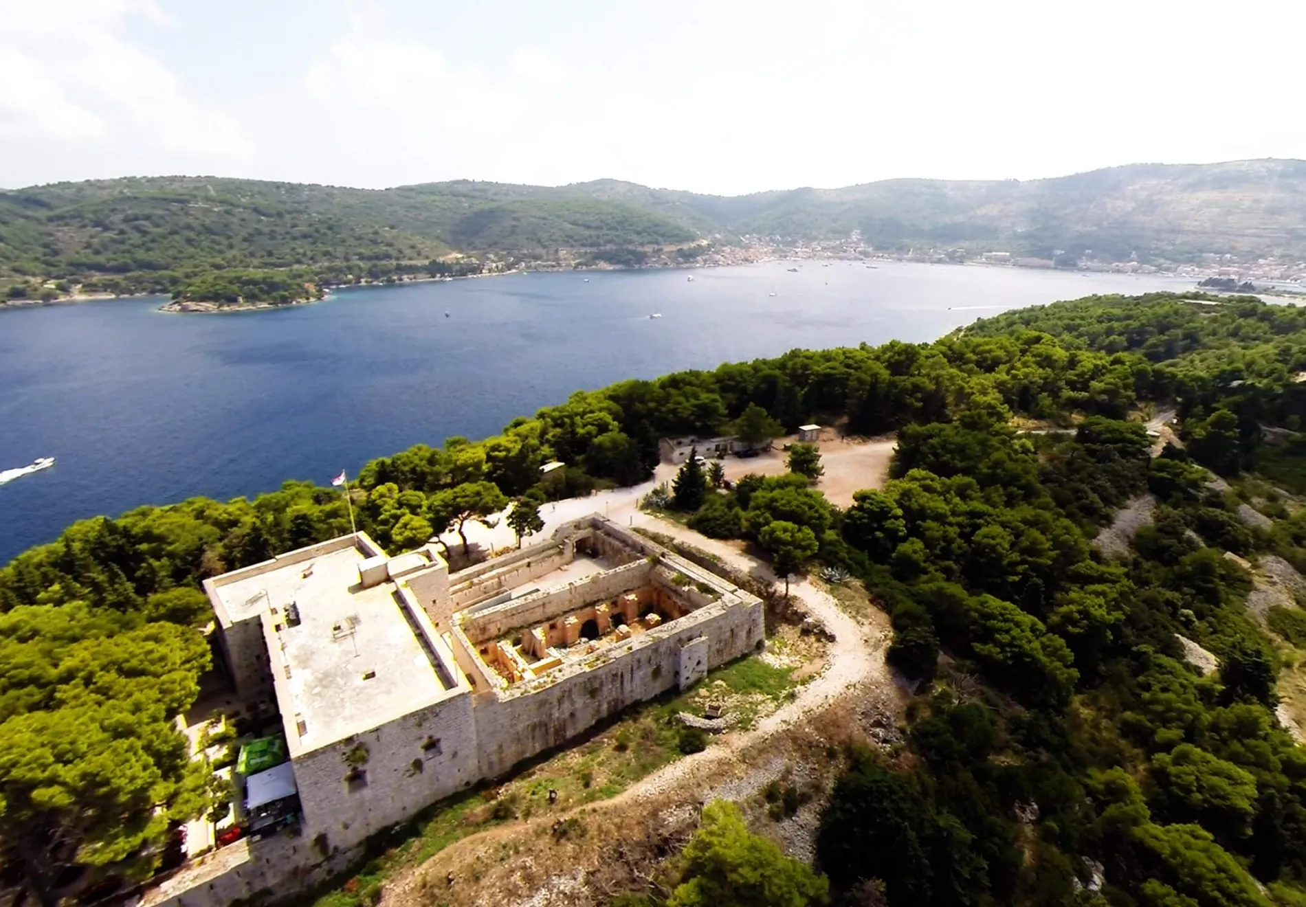 George castle on island Vis