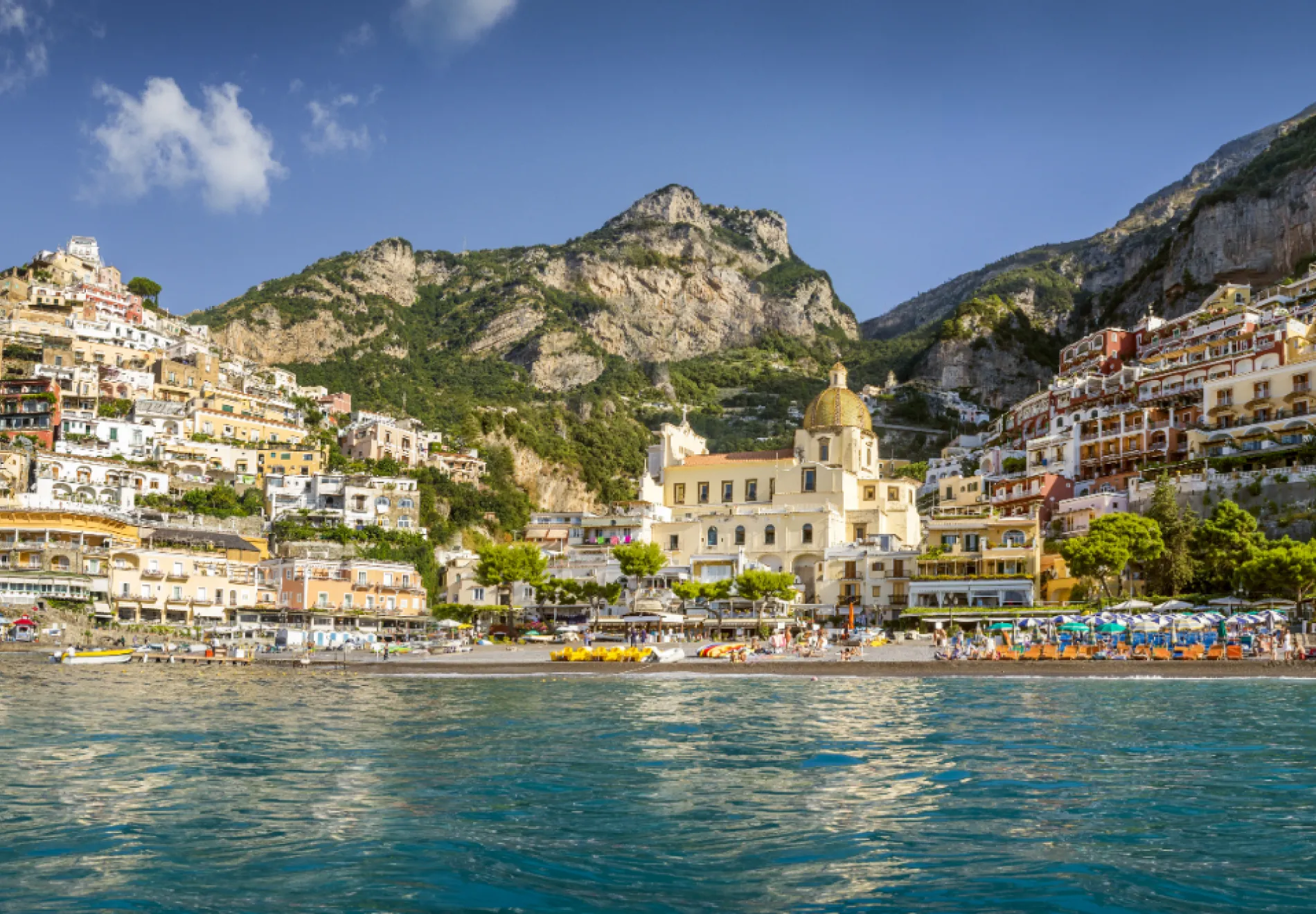 Positano town Amalfi coast Italy