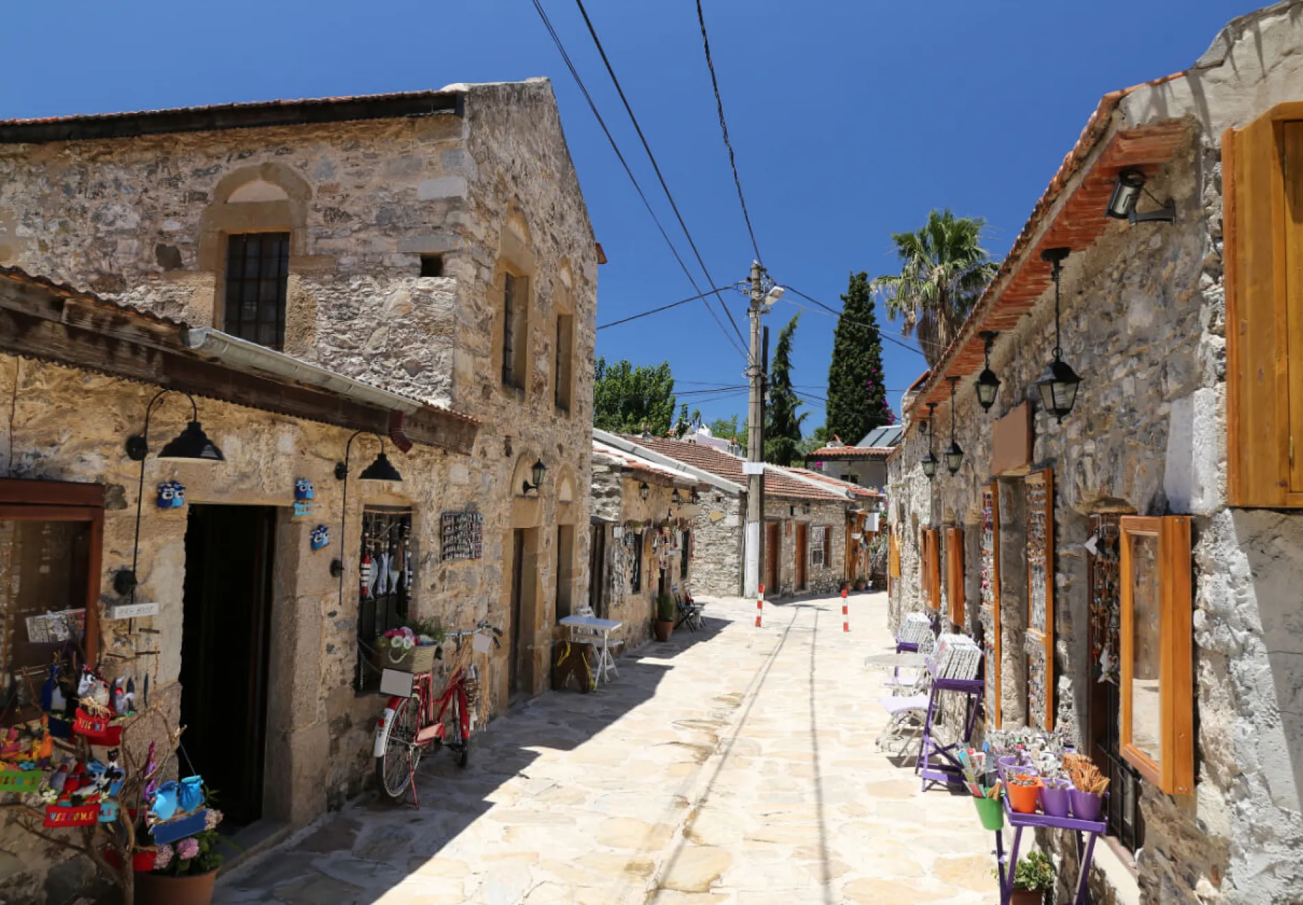 Street in Old Datca Mugla City Turkey