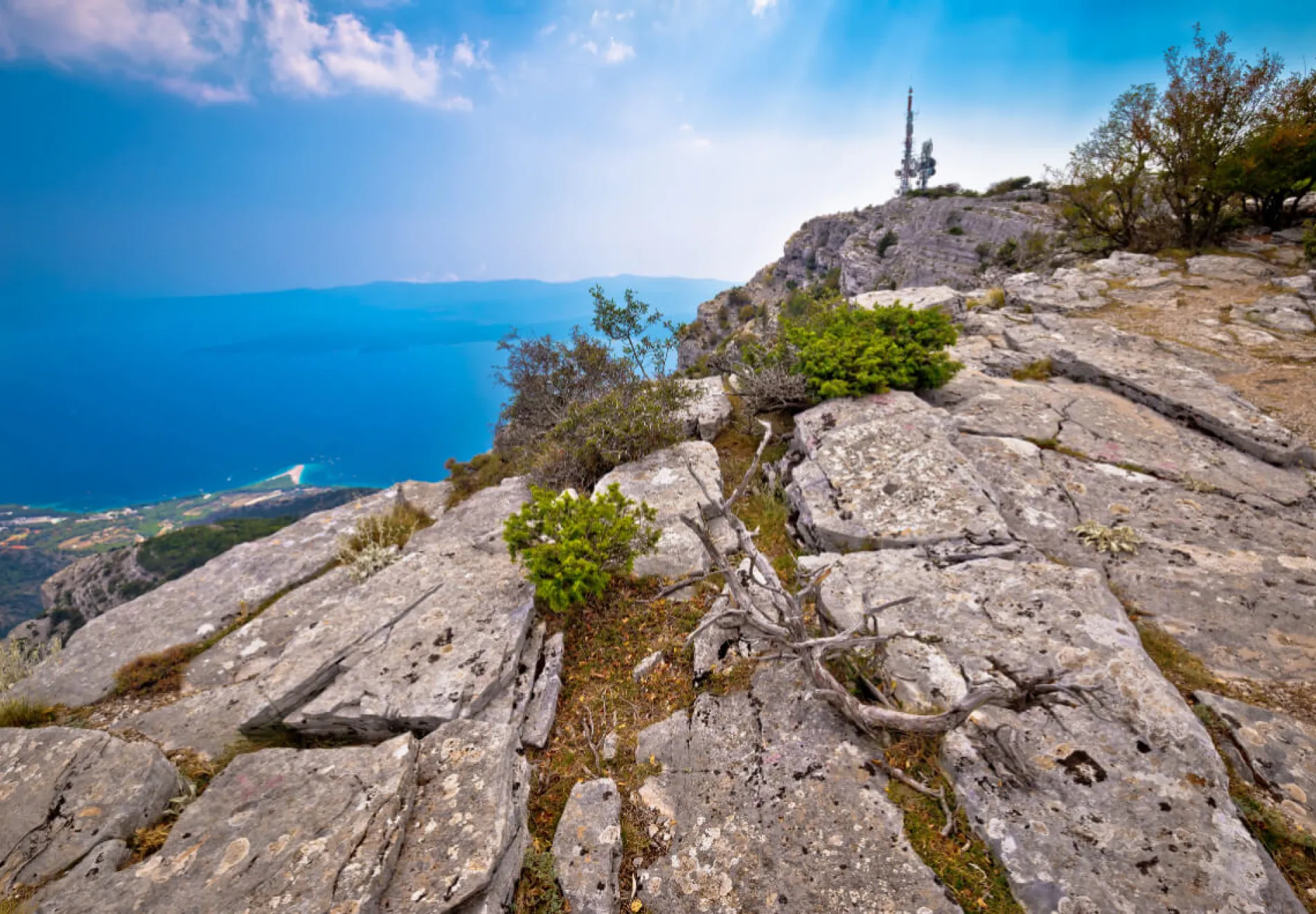 Vidova Gora mountain on Brac 