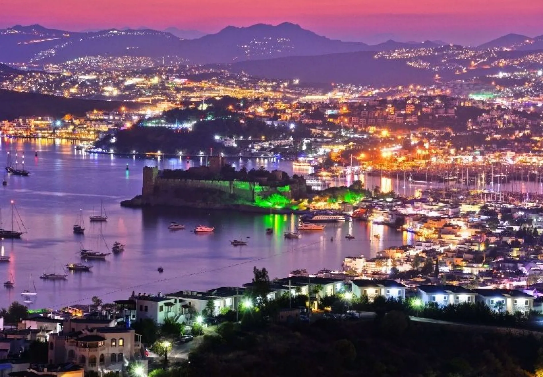 View of Bodrum harbor CROP