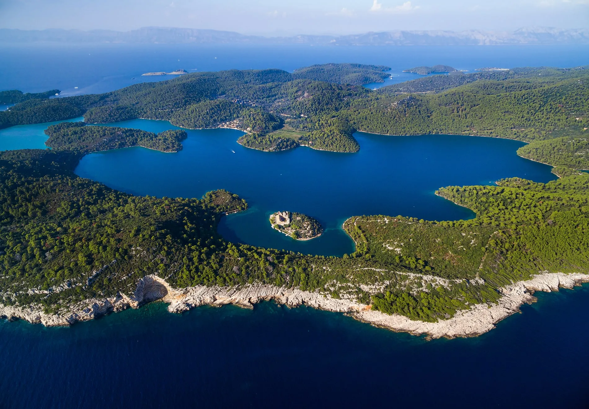 Mljet National Park - Large and Small saltwater Lakes