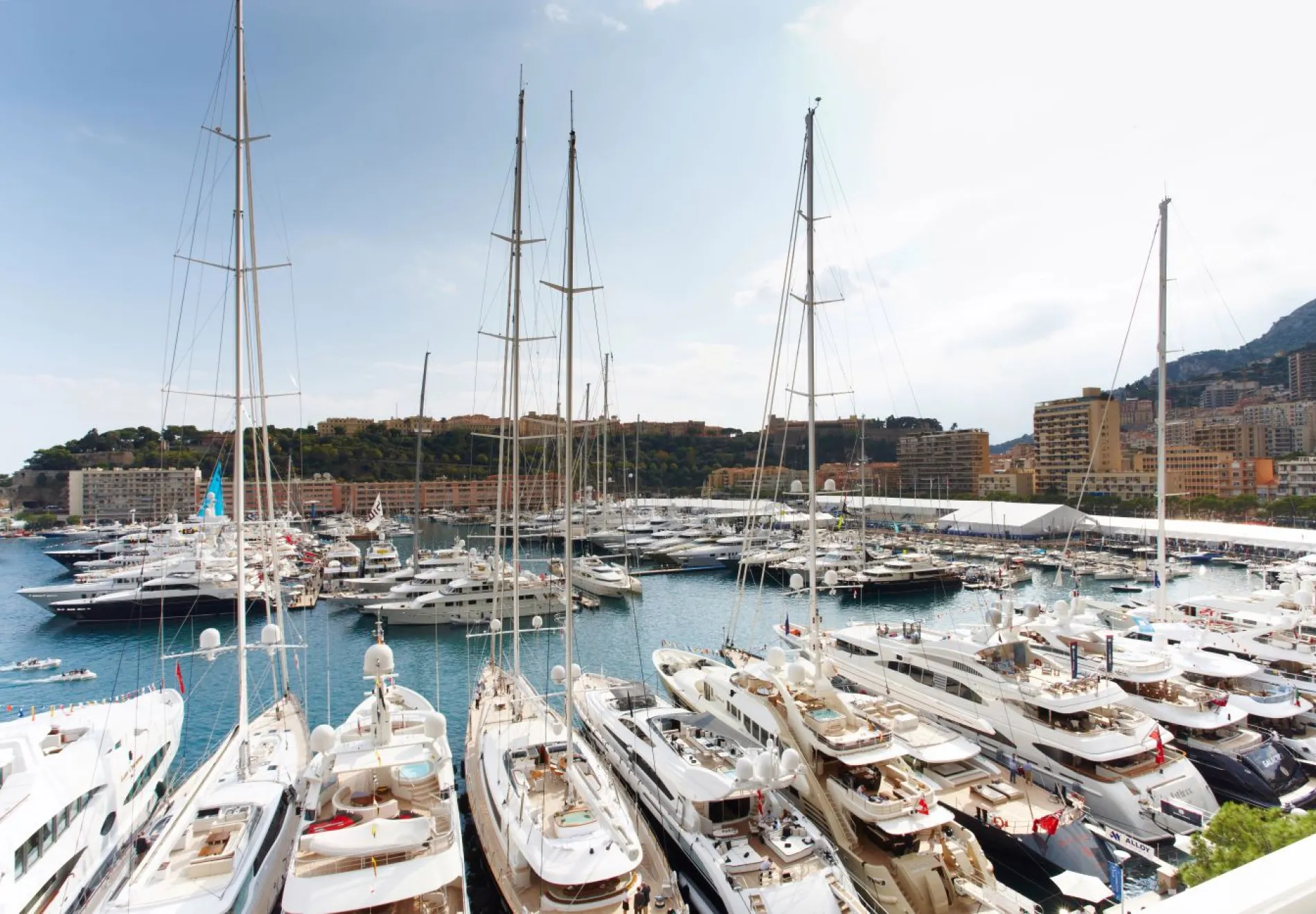 Yacht show in Monaco