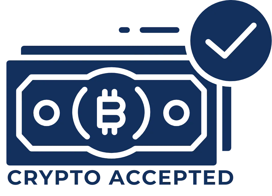 crypto accepted