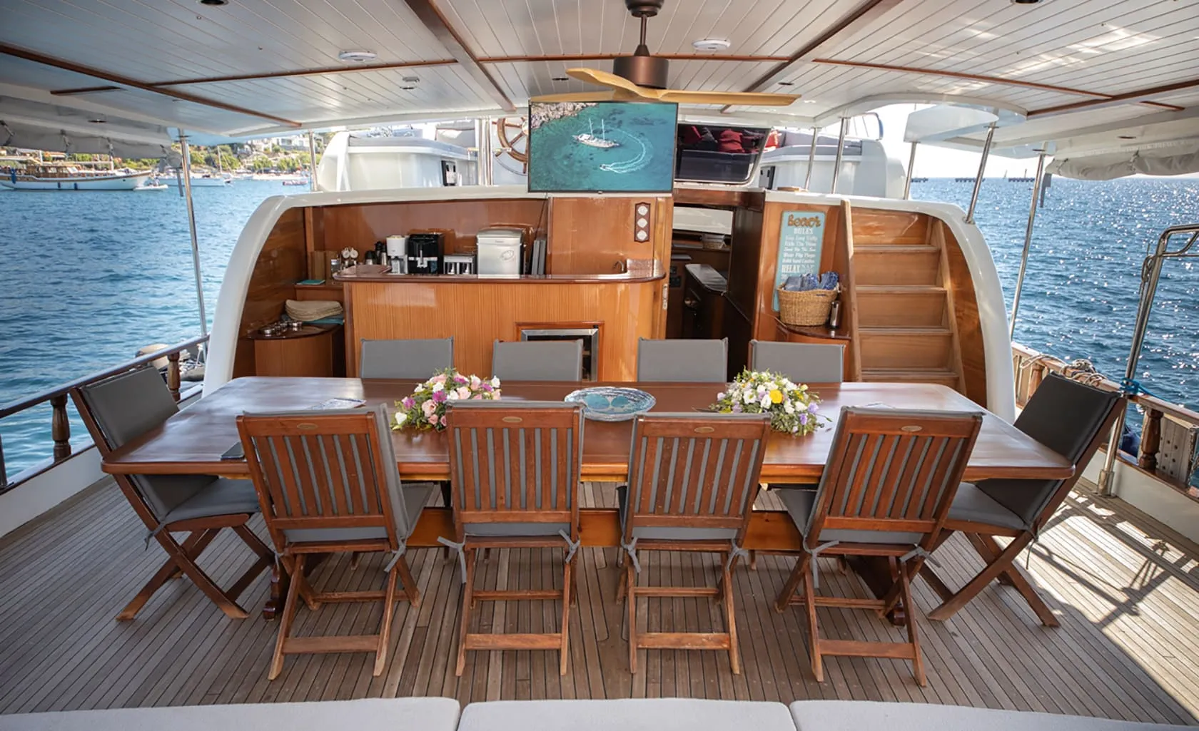 BODRUM QUEEN Aft deck