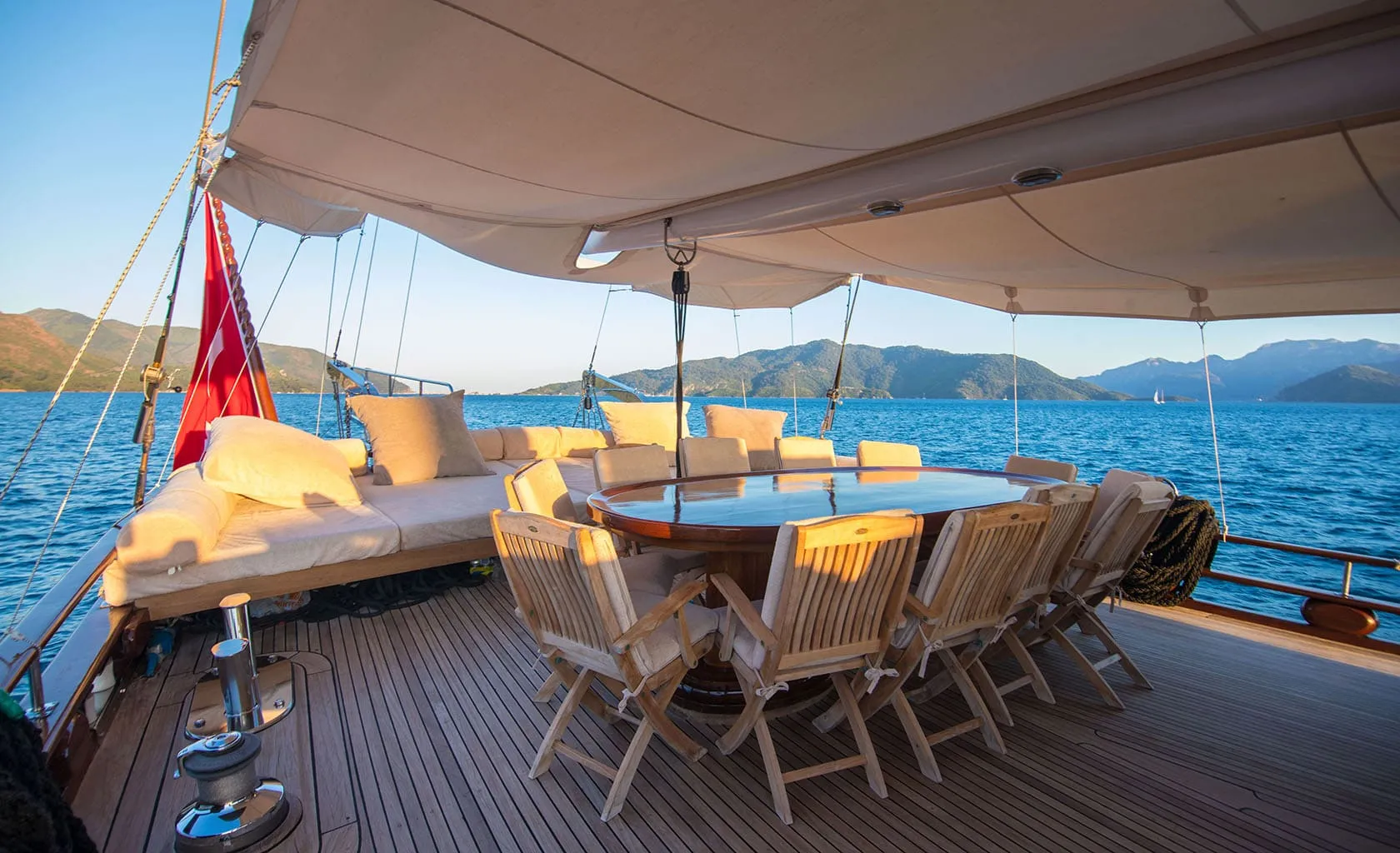 GRANDE MARE Aft deck