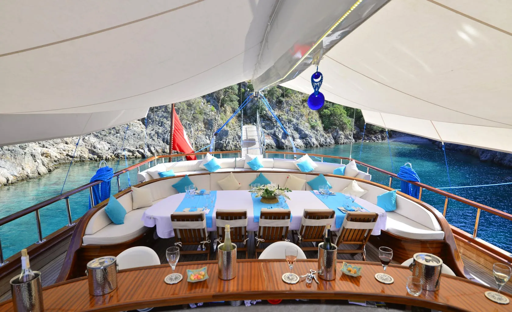 LYCIAN QUEEN Aft deck