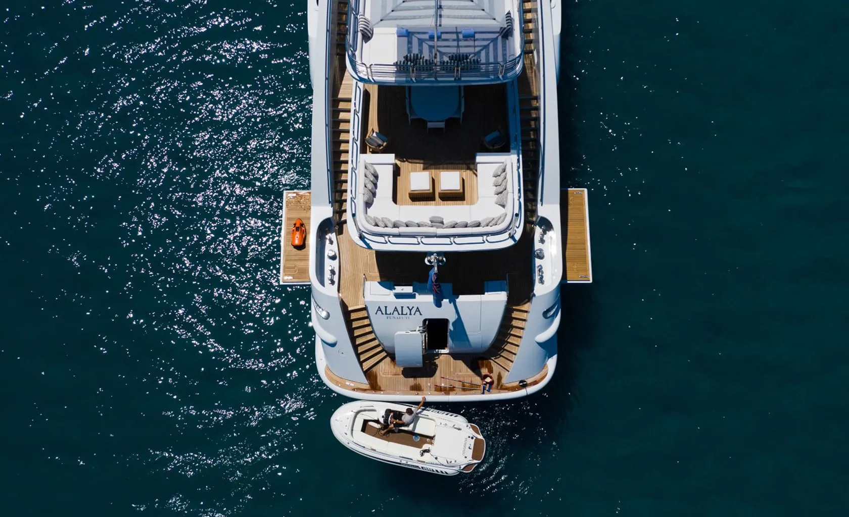 On these yachts you will have a luxury experience