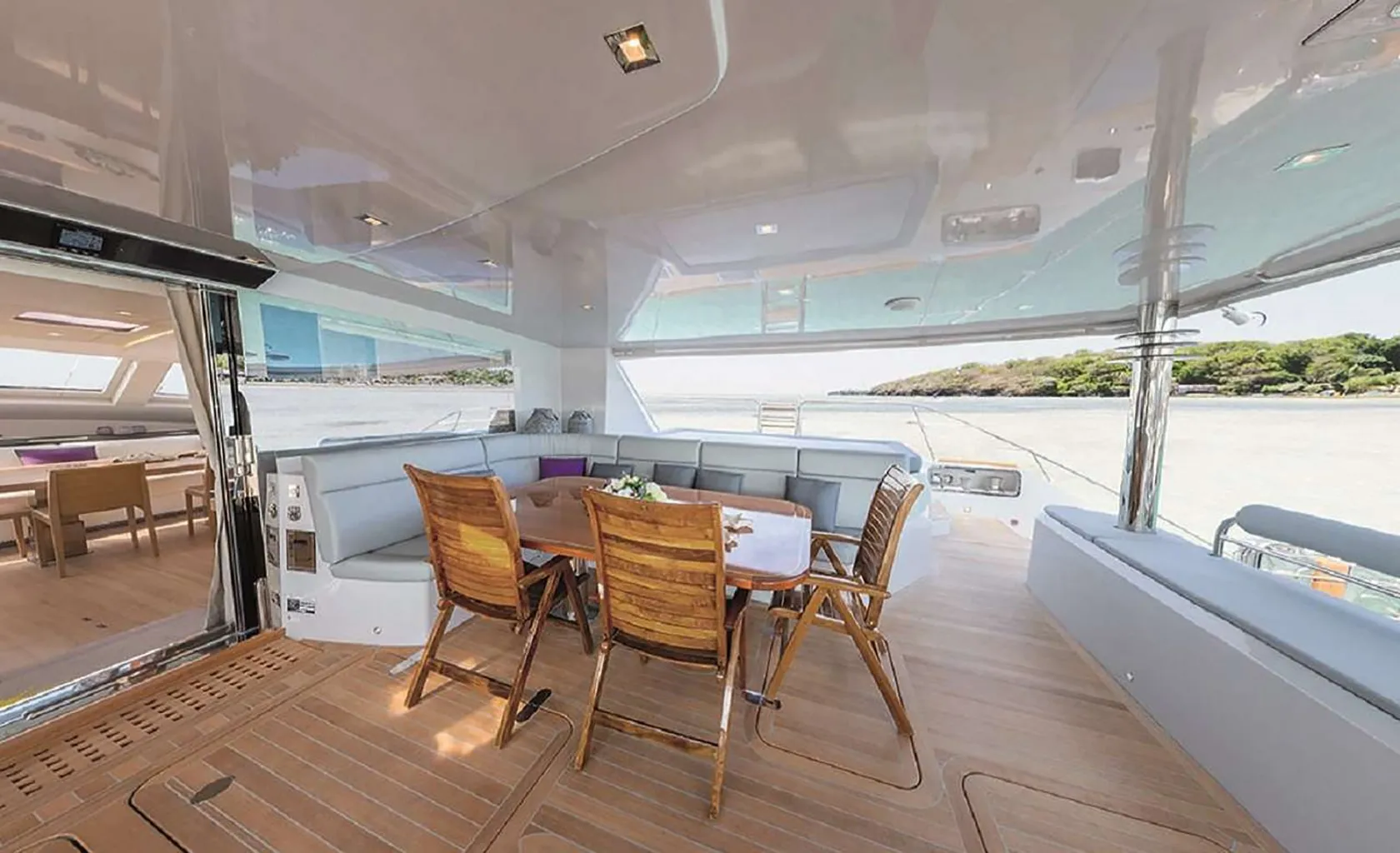 NAMASTE Aft deck