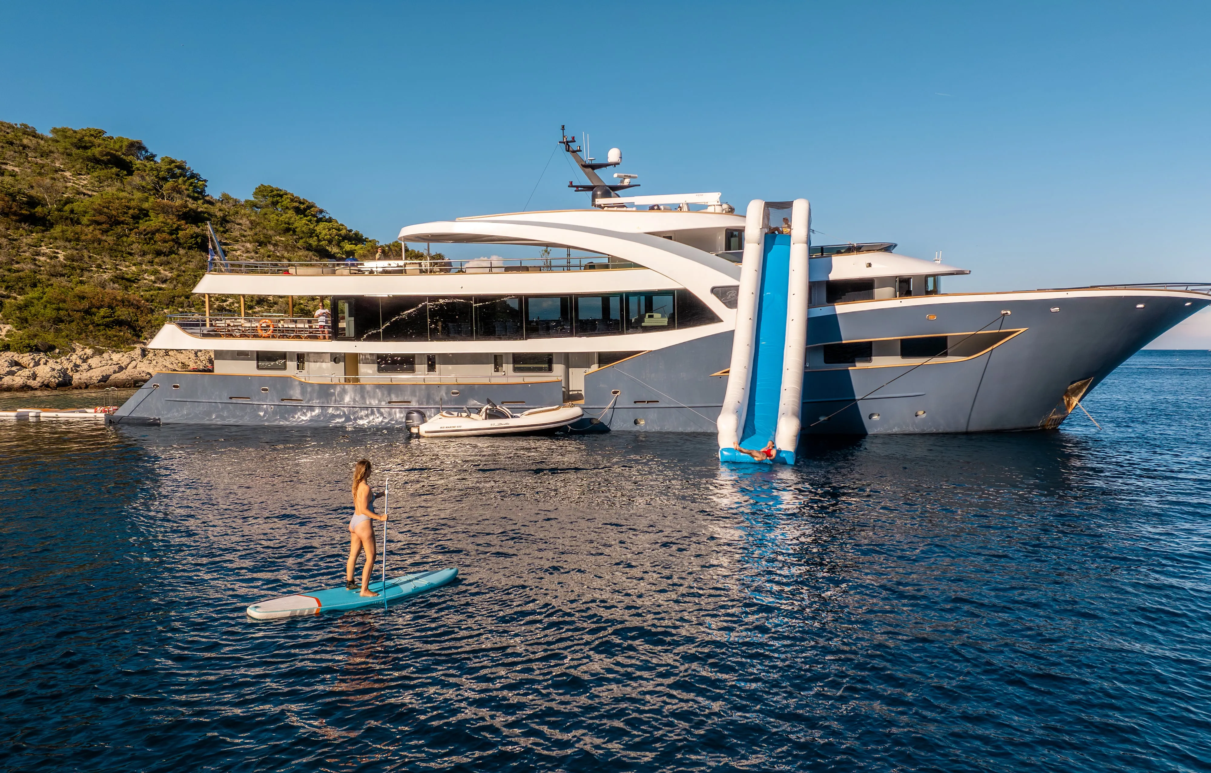 The Best Yachts to Charter in Croatia Featuring a Waterslide