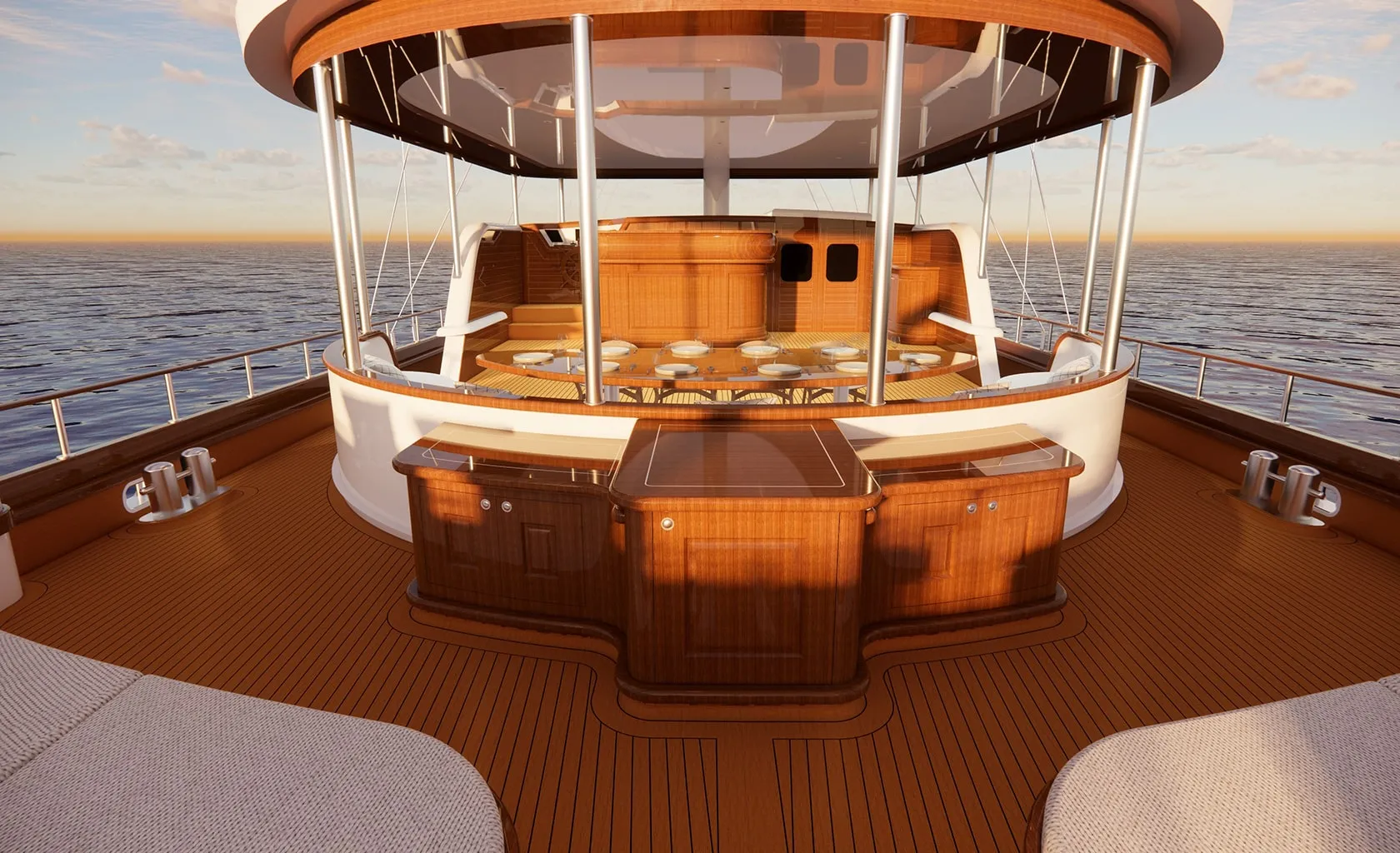 TOSCA Aft deck