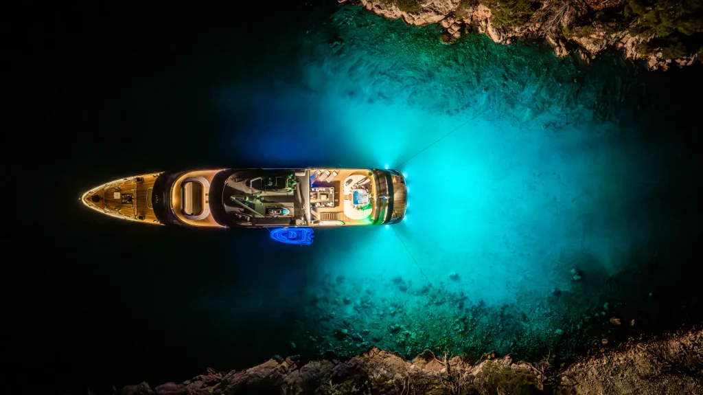 FREEDOM Aerial at night