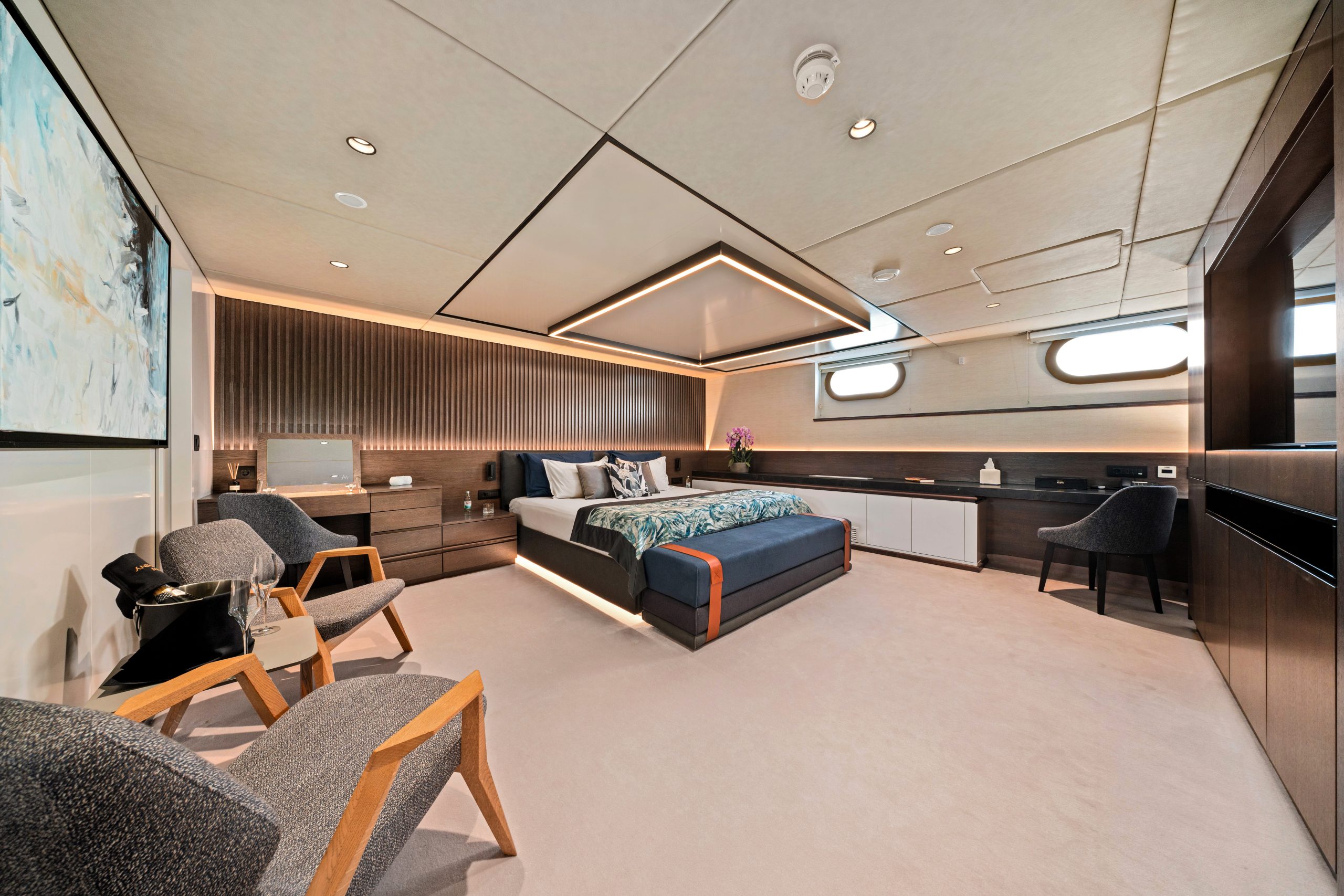 ANIMA MARIS Master stateroom - Lower deck Aft