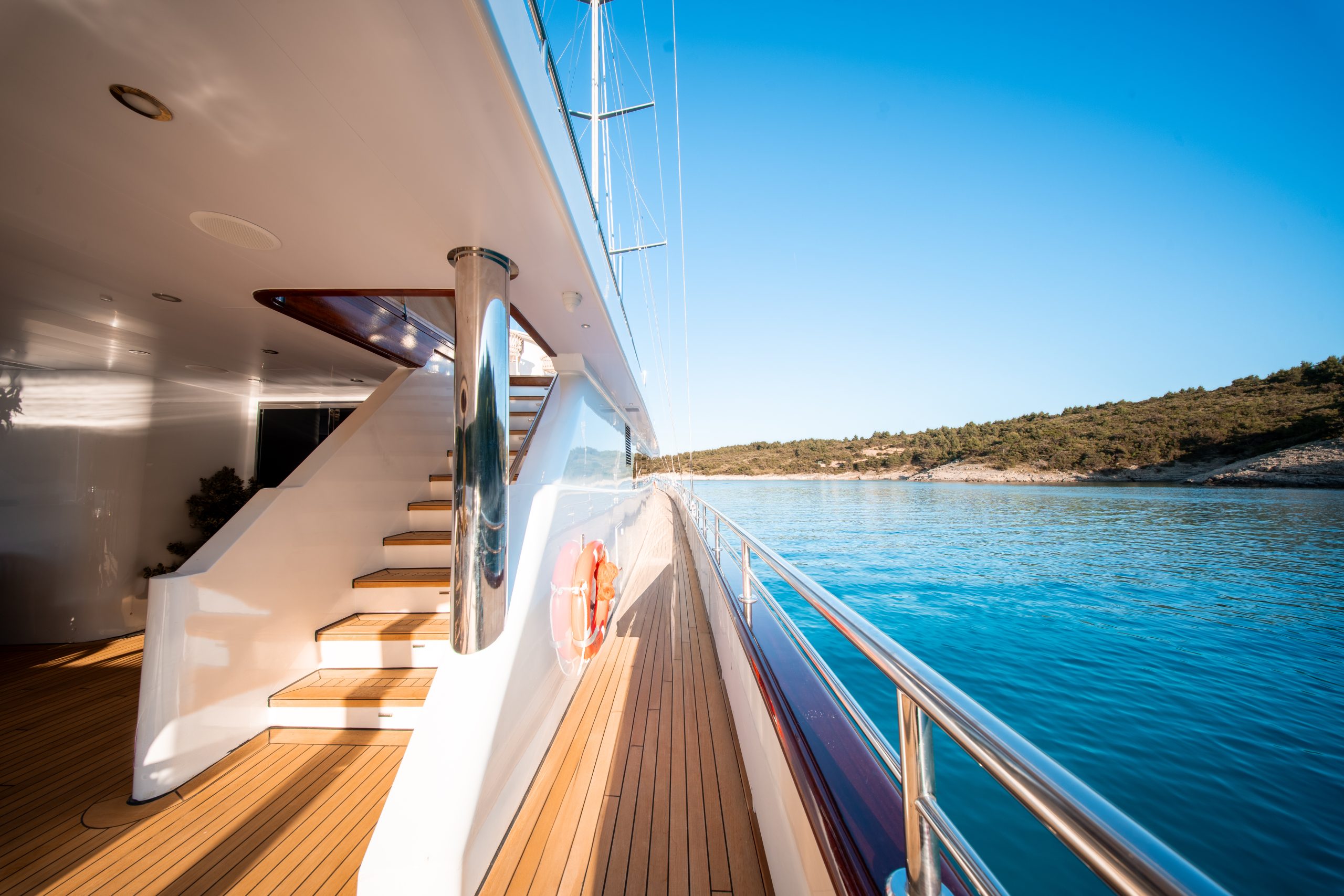 NOCTURNO Stairs to sun deck