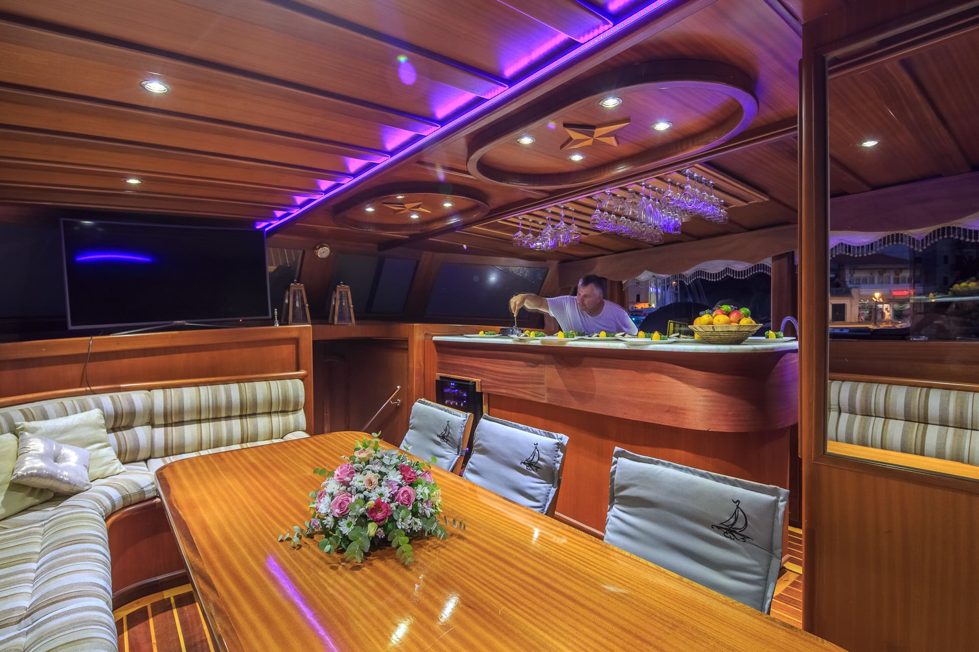 Yacht interior image