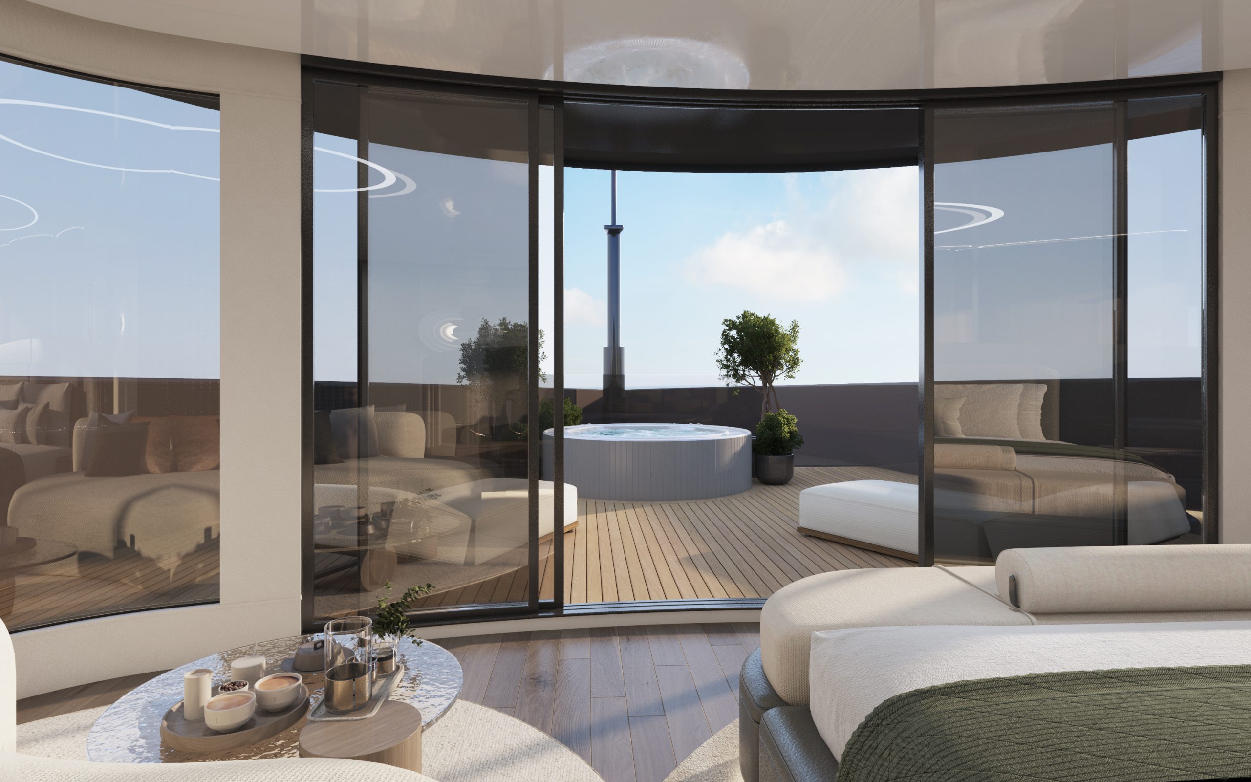 Yacht interior image