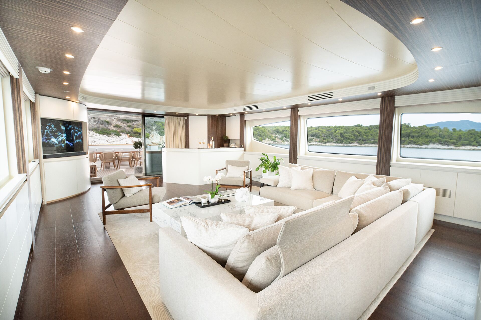 Yacht interior image