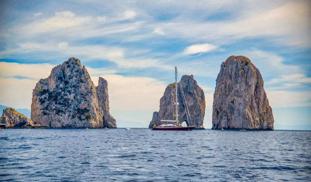 Faraglioni rocks, italy
