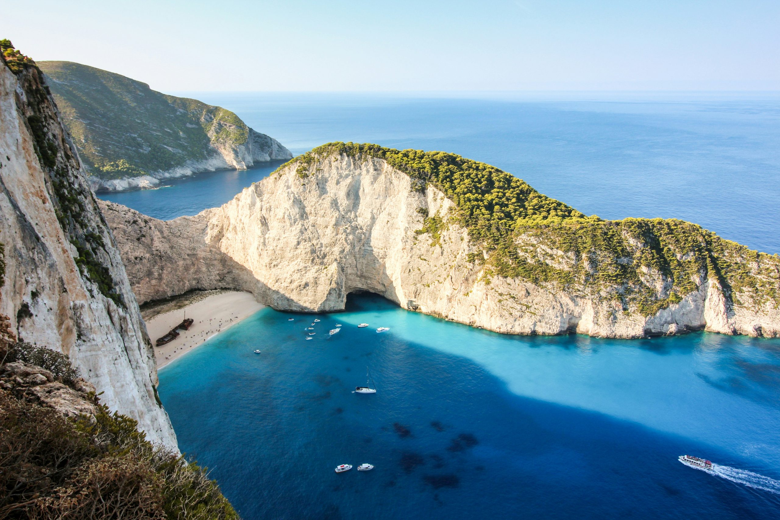 Navagio Beach on Zakynthos Island, Greece