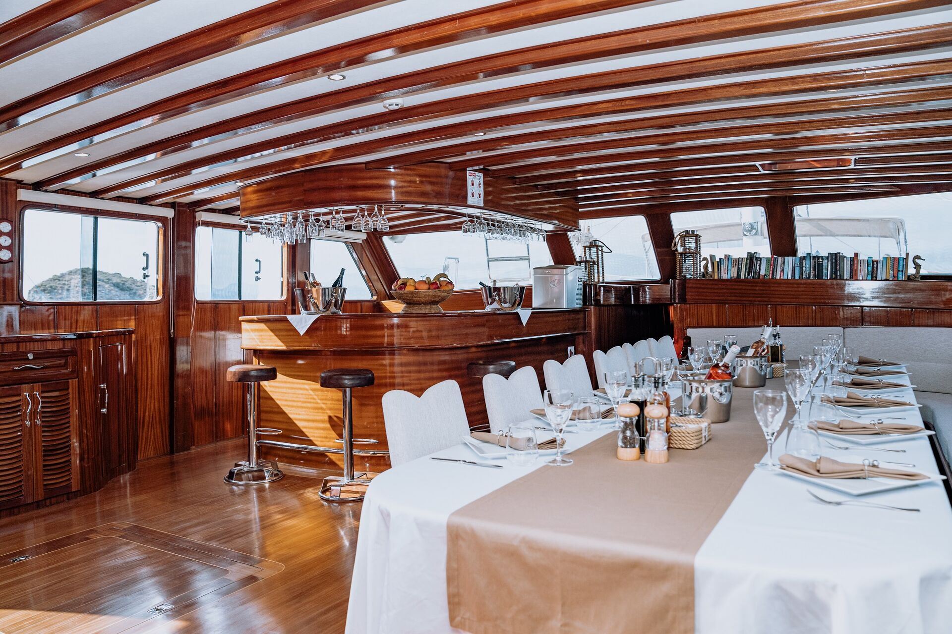 Yacht interior image