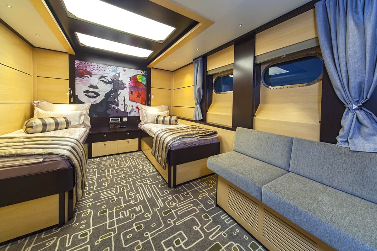 Yacht interior image