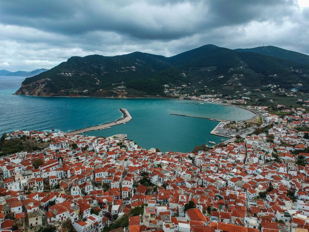 Skopelos town, Greece