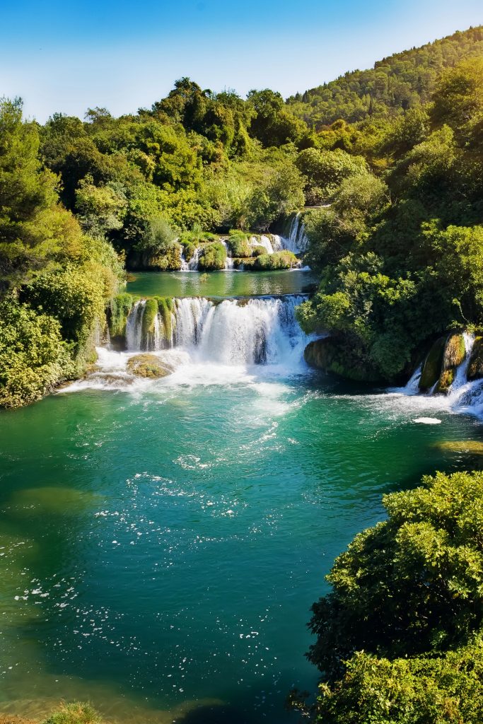 Waterfall in Krka National Park