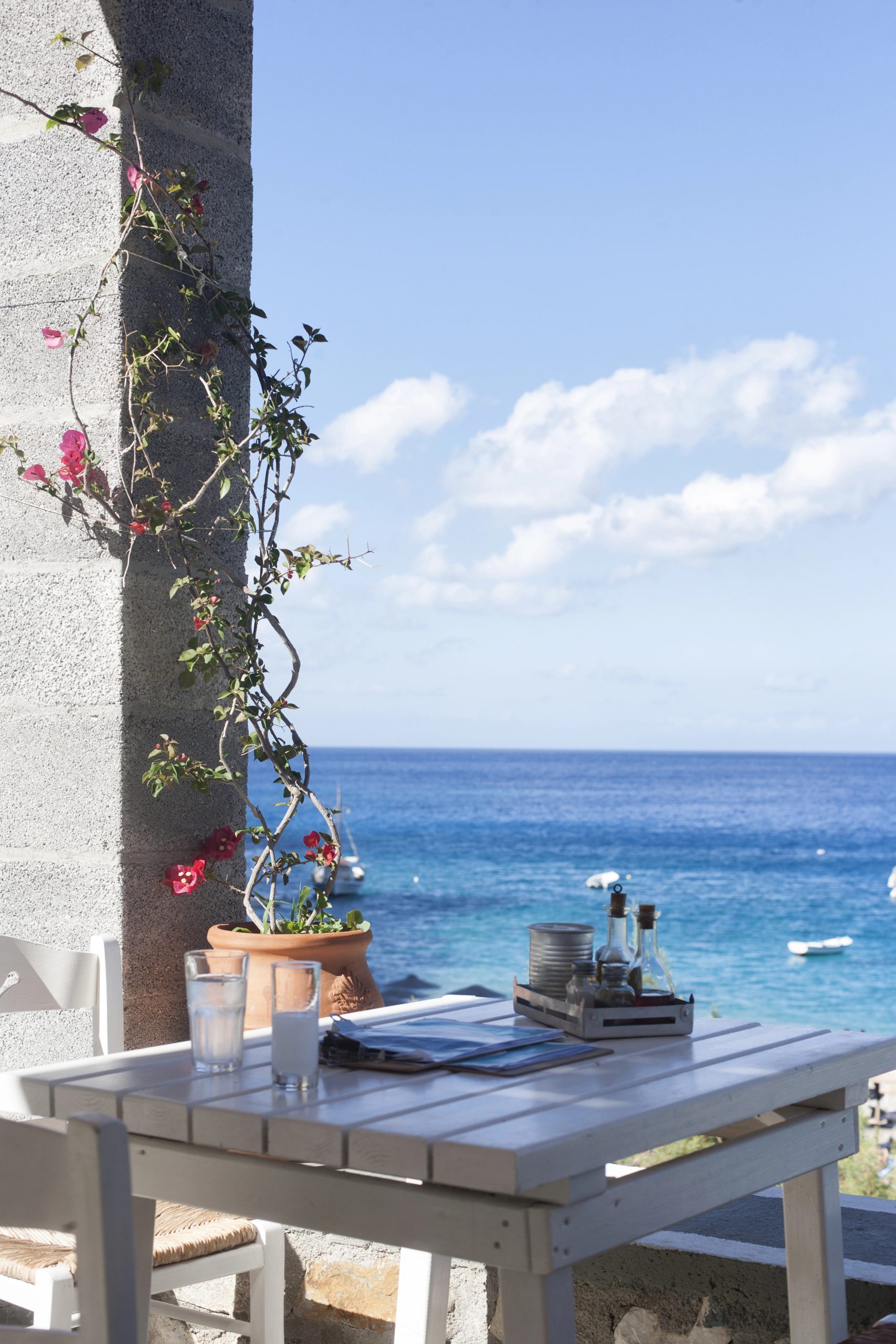 Seaside taverna, Greece