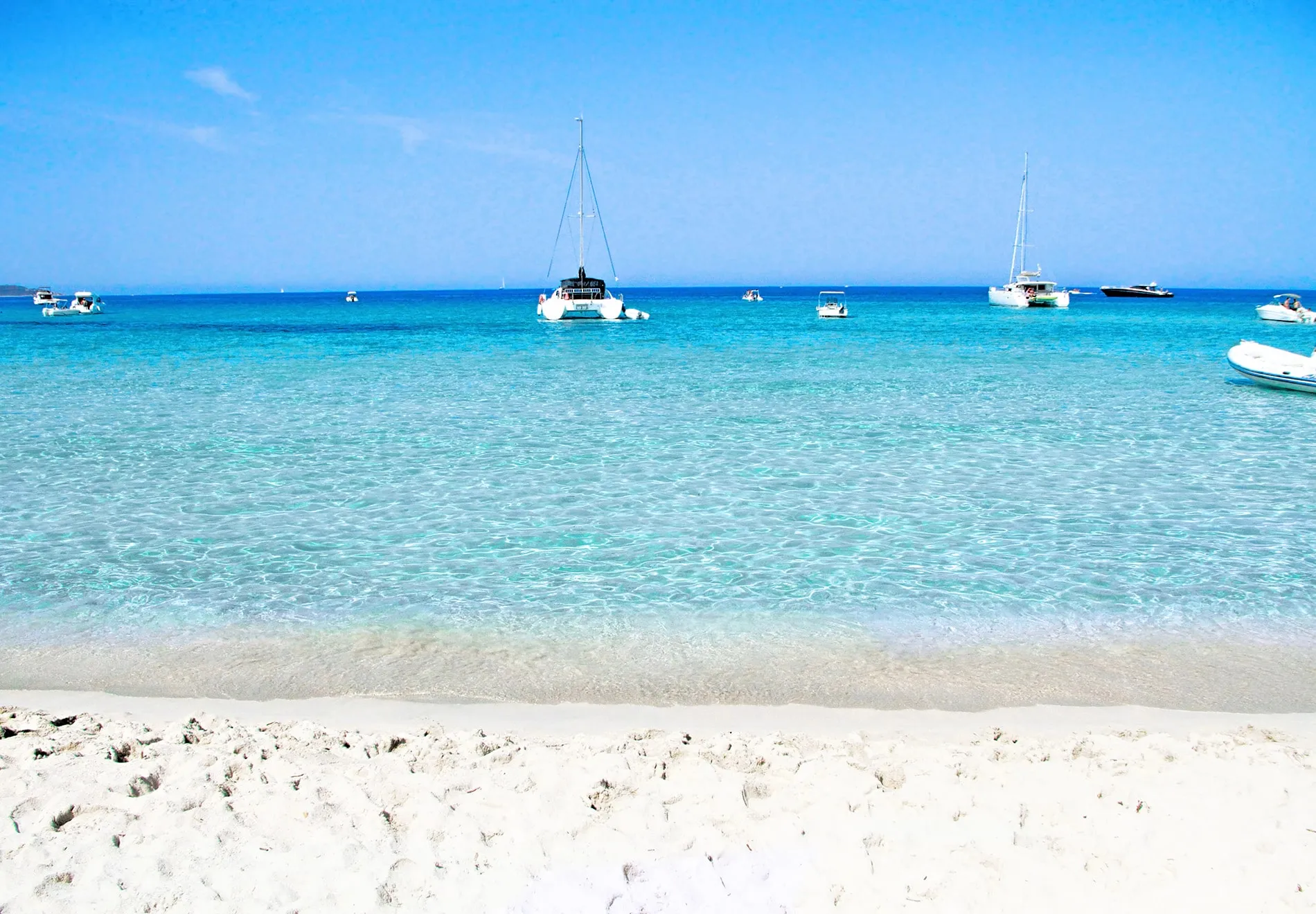 Beach of Saleccia, Corsica (France)