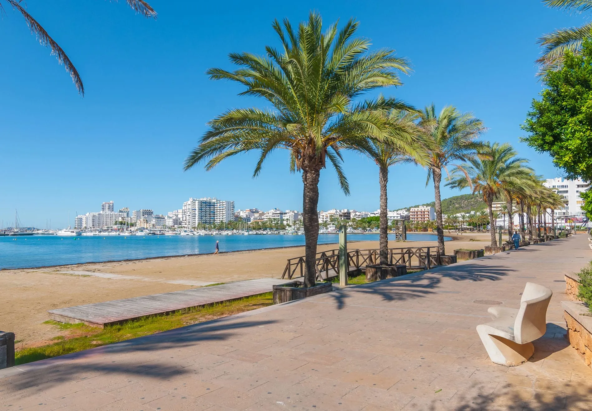 Day 1 (Saturday) San Antonio to Cala d'Albarca