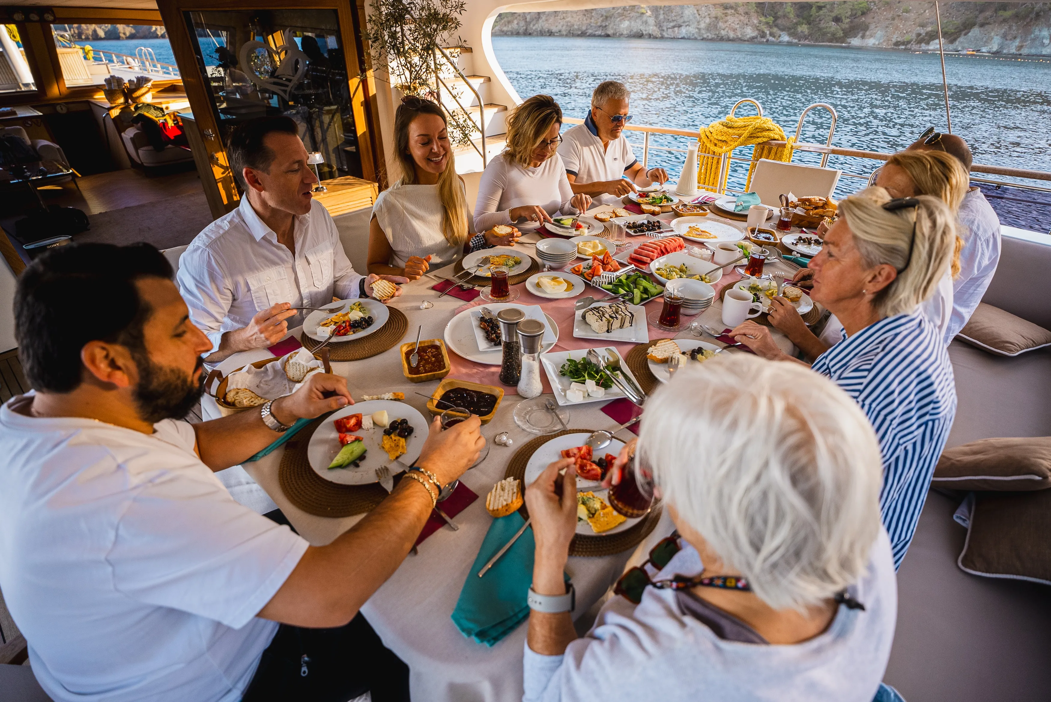Turkey gulet cruises food