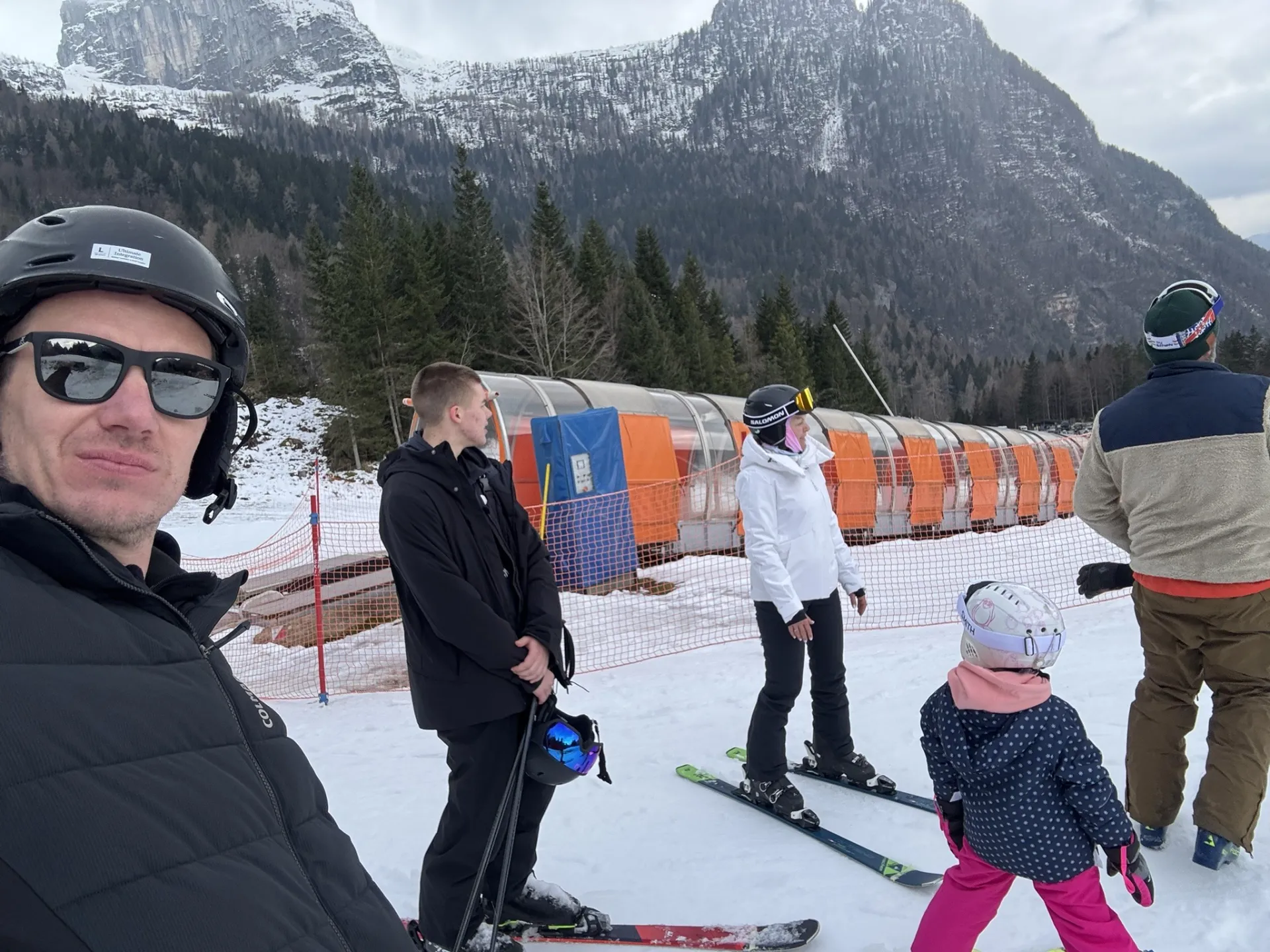 Mitja Mirtič skiing
